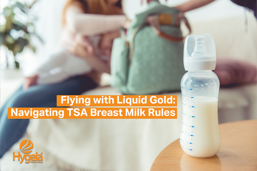 Flying with breast milk? Learn essential TSA breast milk rules for moms: no 3-1-1 limits for milk or pumps! Reduce travel stress & see how to get a free Hygeia breast pump.