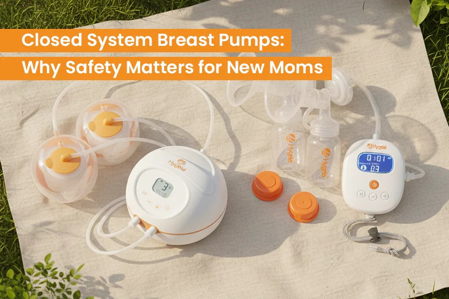 closed system breast pump