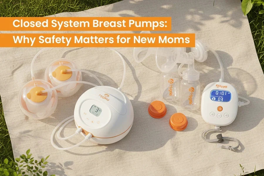 closed system breast pump