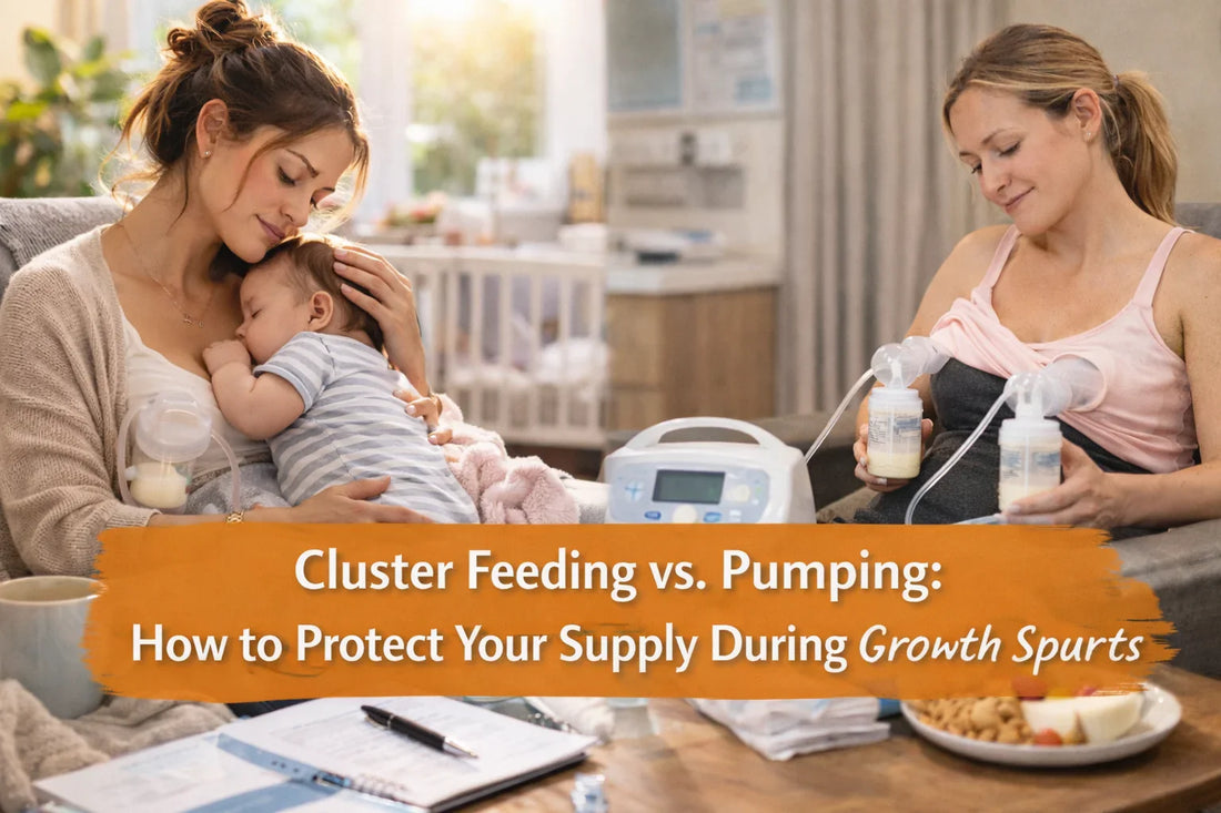 Cluster Feeding vs. Pumping: How to Protect Your Supply During Growth Spurts