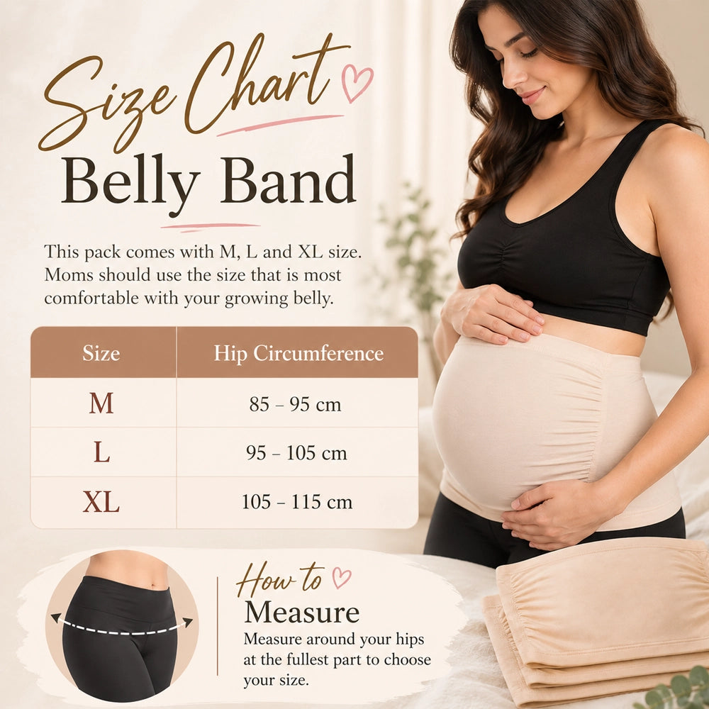 Belly Band Pack- M, L, XL Sizes