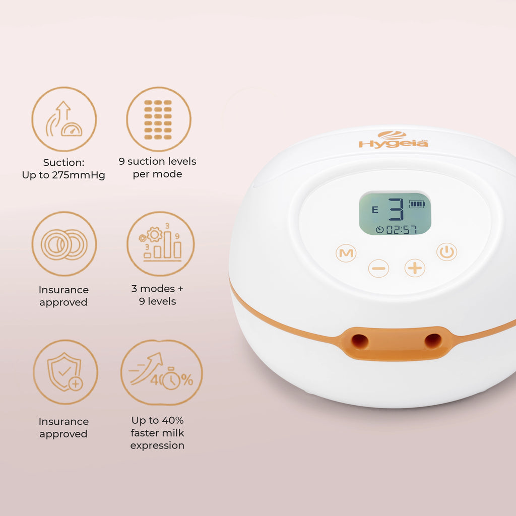 Hygeia Express Hospital-Grade Wearable Breast Pump With PAS