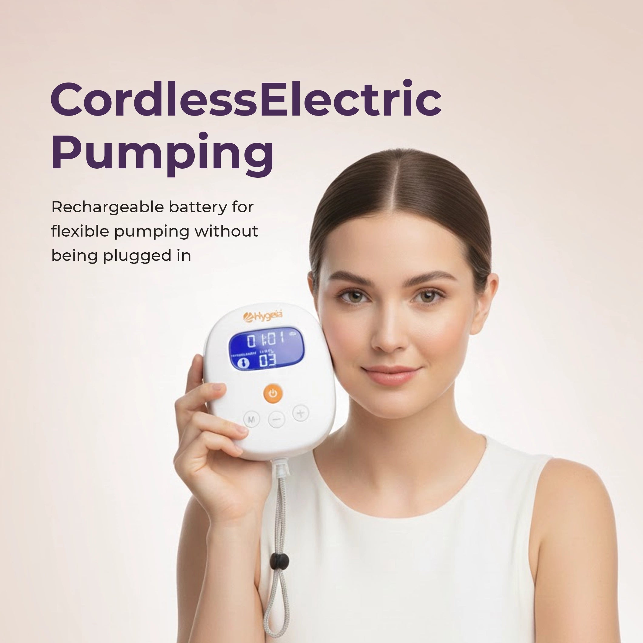 Hygeia FIT Pro Cordless Double Breast Pump With PAS