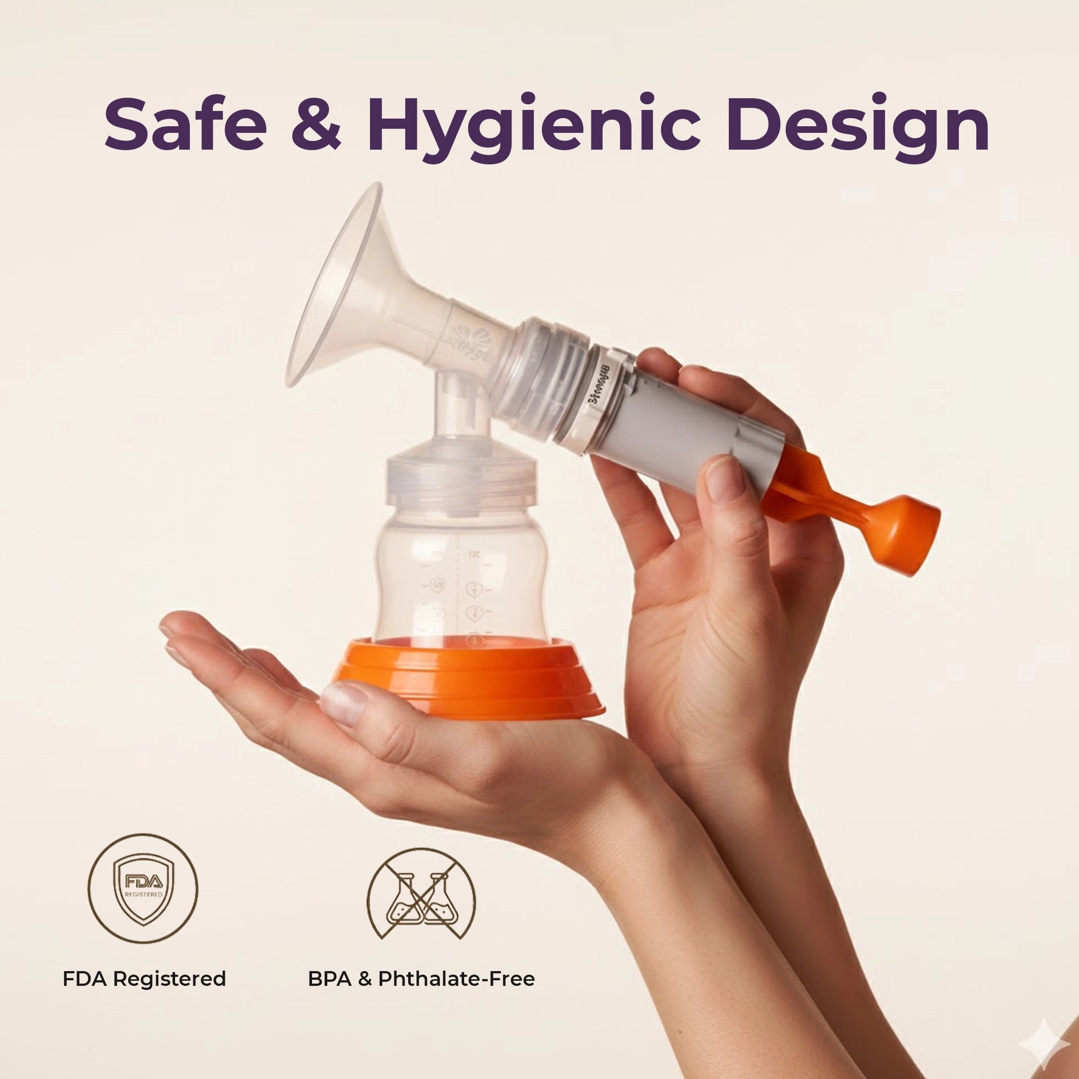 Hygeia Two-Hand Manual Breast Pump
