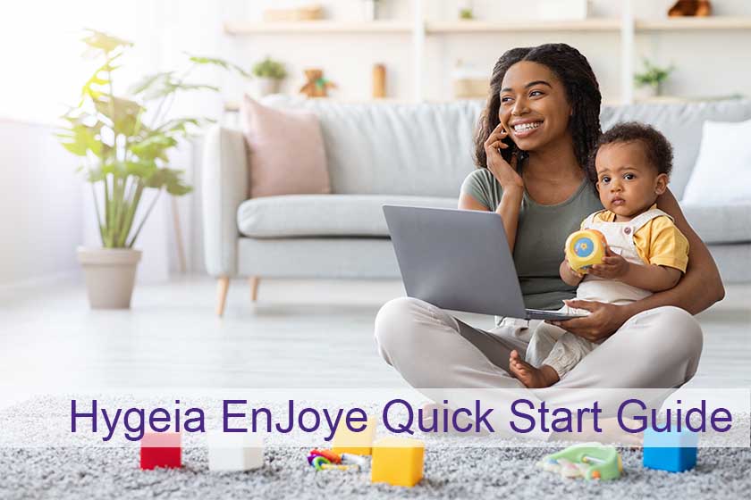 Hygeia EnJoye Quick Start Guide<br />
Hygeia EnJoye Breast Pump